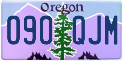 OR license plate 090QJM
