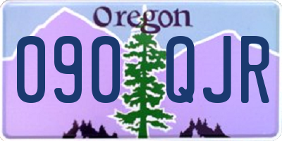 OR license plate 090QJR