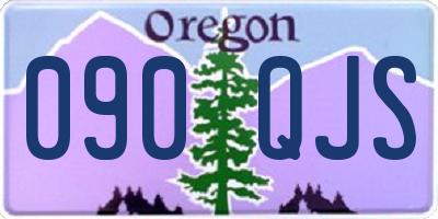 OR license plate 090QJS