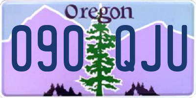 OR license plate 090QJU