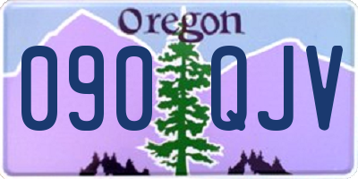 OR license plate 090QJV