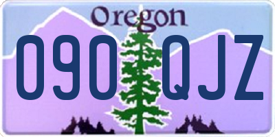 OR license plate 090QJZ