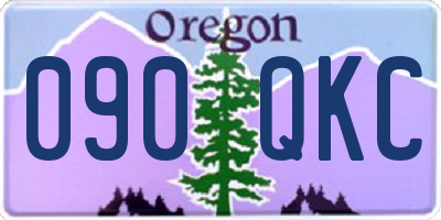 OR license plate 090QKC