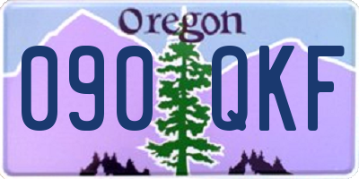 OR license plate 090QKF