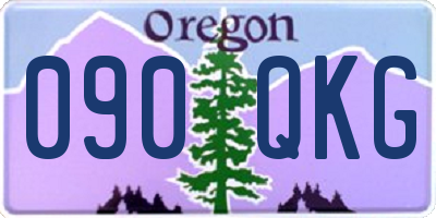 OR license plate 090QKG