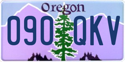 OR license plate 090QKV