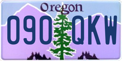OR license plate 090QKW