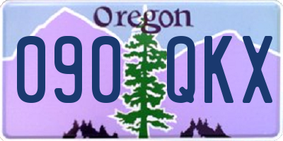 OR license plate 090QKX