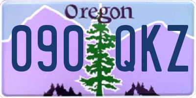 OR license plate 090QKZ