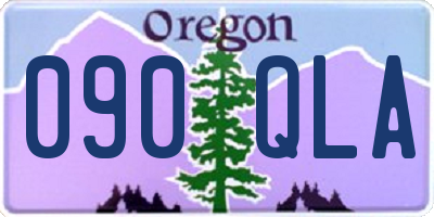 OR license plate 090QLA