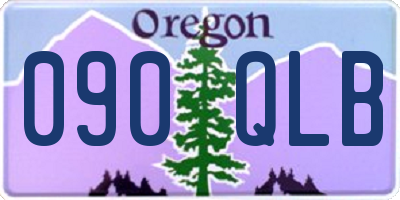 OR license plate 090QLB