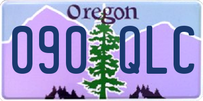OR license plate 090QLC