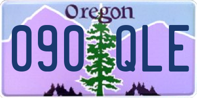 OR license plate 090QLE