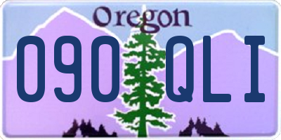 OR license plate 090QLI