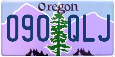 OR license plate 090QLJ