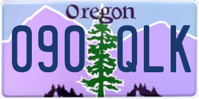 OR license plate 090QLK