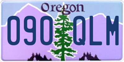 OR license plate 090QLM
