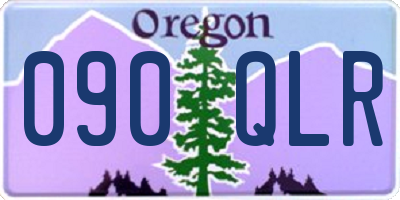 OR license plate 090QLR