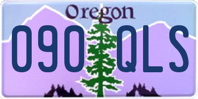 OR license plate 090QLS