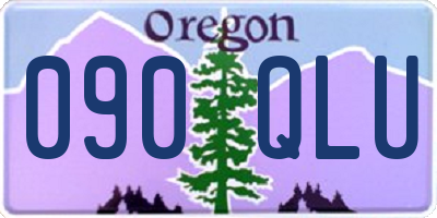 OR license plate 090QLU
