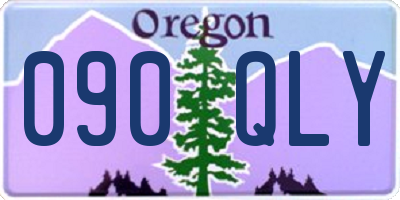 OR license plate 090QLY