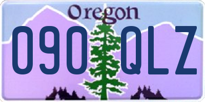 OR license plate 090QLZ