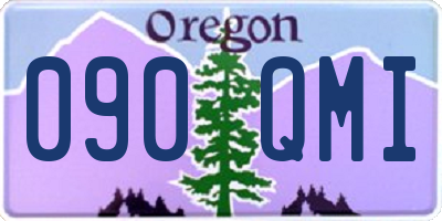 OR license plate 090QMI