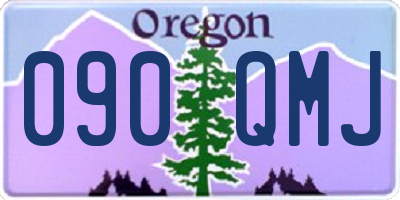 OR license plate 090QMJ