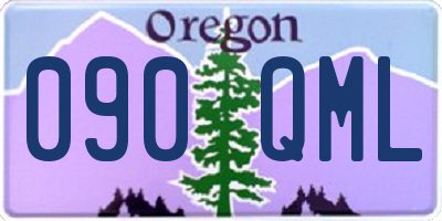 OR license plate 090QML