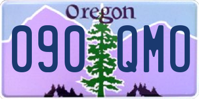 OR license plate 090QMO