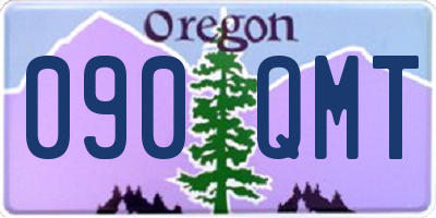 OR license plate 090QMT