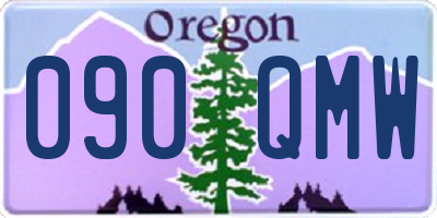 OR license plate 090QMW