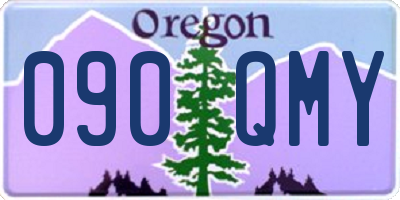OR license plate 090QMY