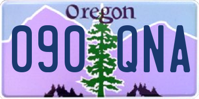 OR license plate 090QNA