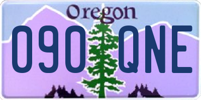 OR license plate 090QNE