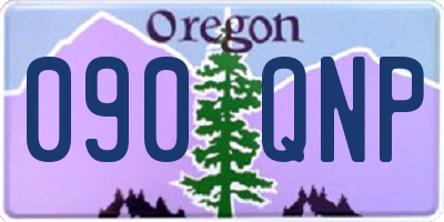 OR license plate 090QNP