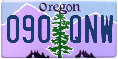 OR license plate 090QNW