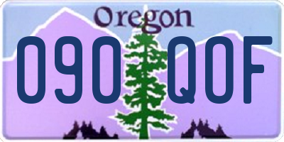 OR license plate 090QOF