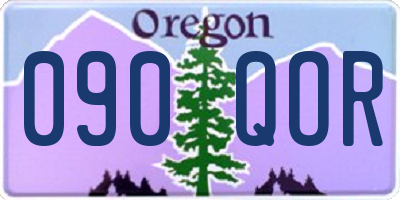 OR license plate 090QOR