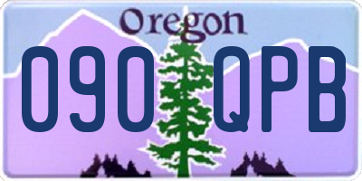 OR license plate 090QPB