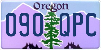 OR license plate 090QPC
