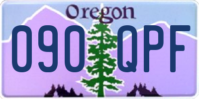 OR license plate 090QPF