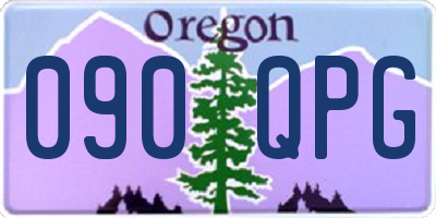 OR license plate 090QPG