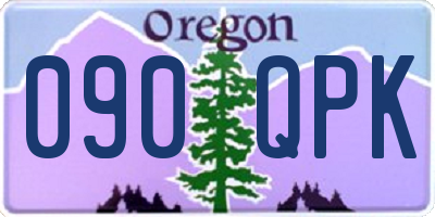 OR license plate 090QPK