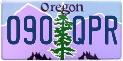 OR license plate 090QPR