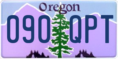 OR license plate 090QPT