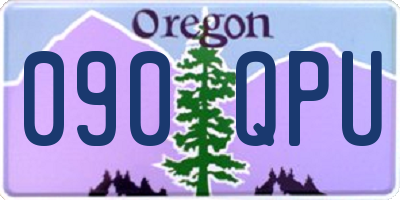 OR license plate 090QPU