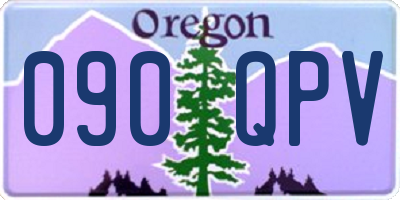 OR license plate 090QPV
