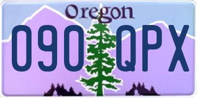 OR license plate 090QPX