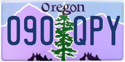 OR license plate 090QPY